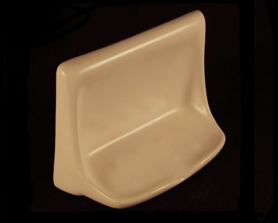 H-46FB Soap Dish 4×6 w/Lip Flatback