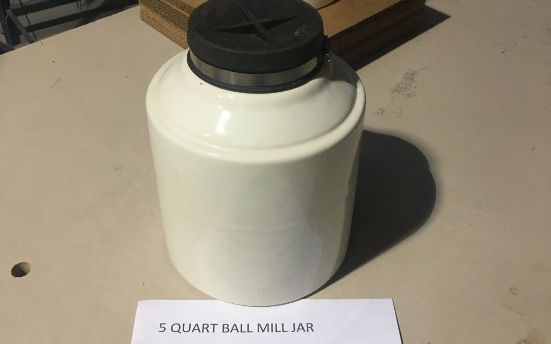 5 Quart Porcelain Ball Mill Jar